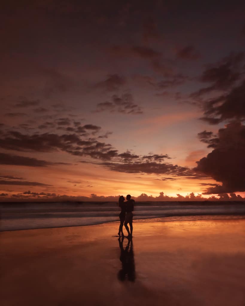 sunset-pasut-beach-reflection