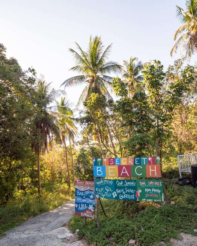 secret-beach-koh-phangan-sign
