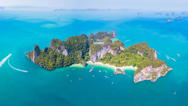 HONG ISLAND THAILAND – Boat tour to one of the Krabi Islands