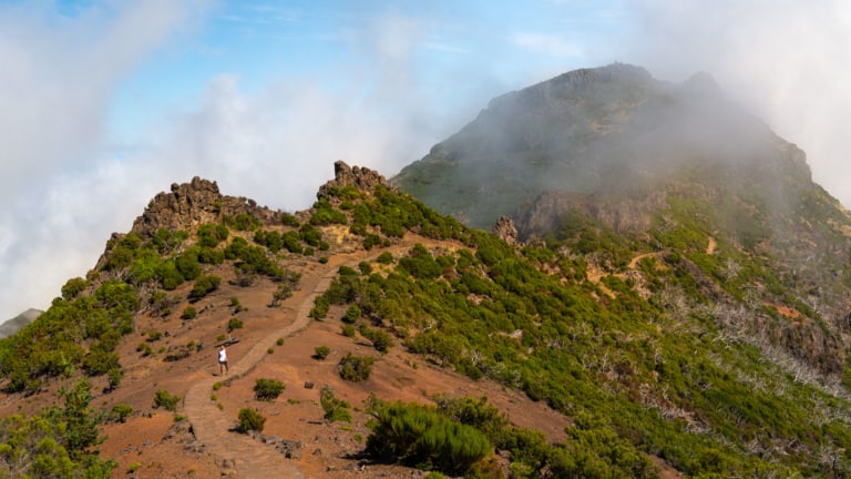 Achada Do Teixeira  to Pico Ruivo Hike one Madeira Island