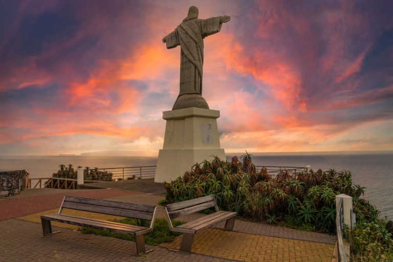 Cristo Rei Madeira Viewpoint – Beautiful Christ Statue Lookout