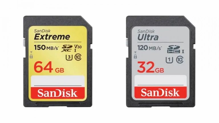 Sandisk Ultra vs Extreme memory card COMPARISON