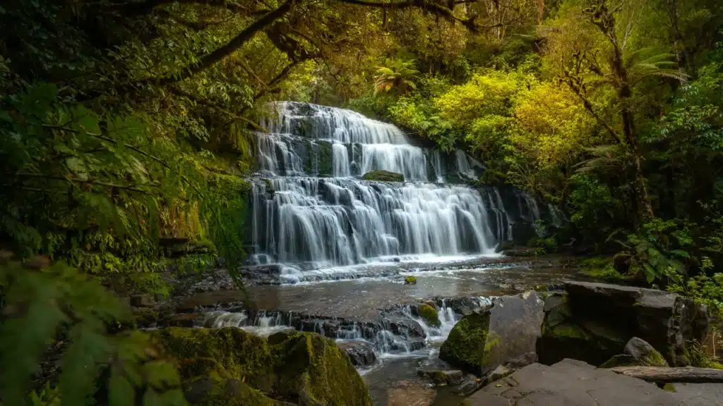 Purakaunui-falls-catlins-waterfall