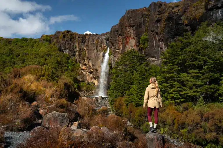 Beautiful Taranaki Falls Walk in Tongariro National Park