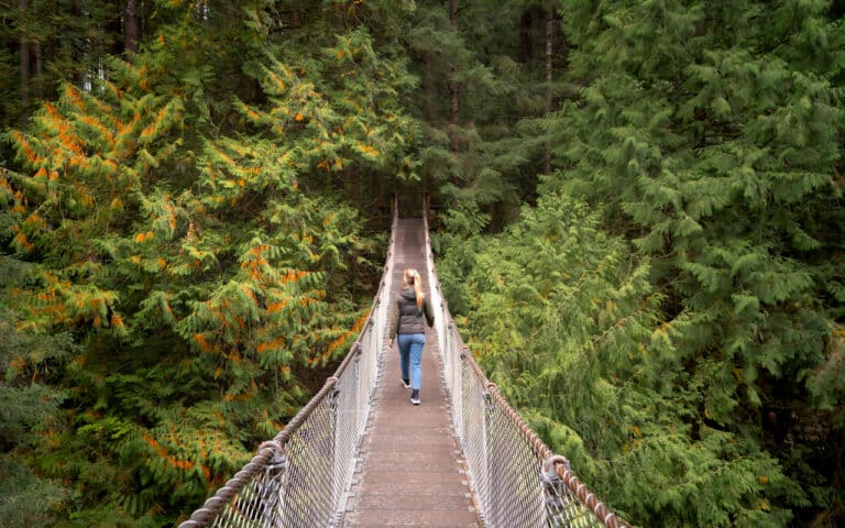 Lynn Canyon Hike Vancouver – Suspension bridge & waterfalls